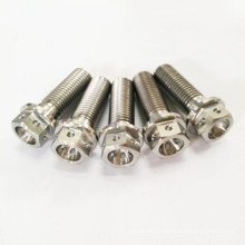 M8*48 Flange Hex Head Titanium Bolts Factory Price Titanium Fasteners